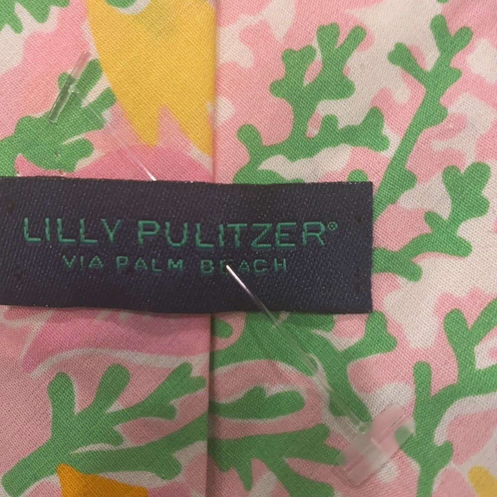 Lilly Pulitzer UNISEX SPRING floral print ties handmade via palm beach ATTIRE - Picture 14 of 16